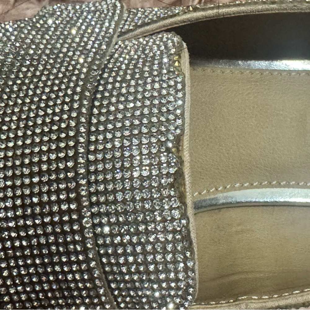 Steve Madden Rhinestone Riski Loafers 10 - Picture 5 of 5